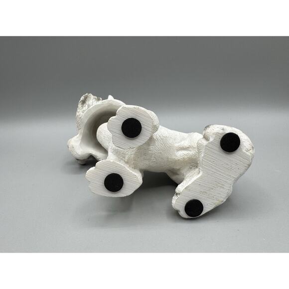 Swibco White Tiger Bobble Head Vintage Hand Painted Resin Cross Eyed - Picture 6 of 9